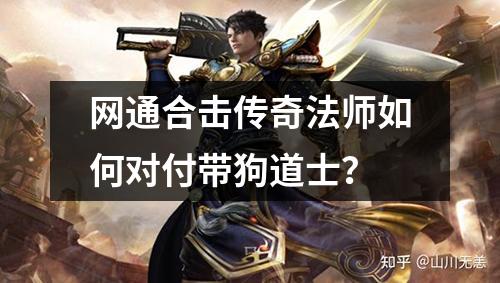 网通合击传奇法师如何对付带狗道士？