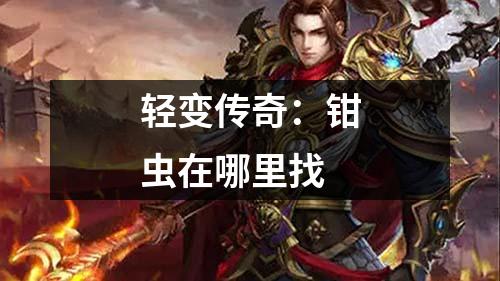 轻变传奇:钳虫在哪里找