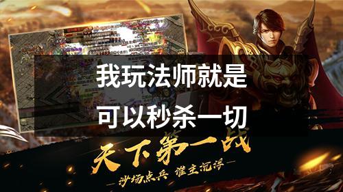 我玩法师就是可以秒杀一切